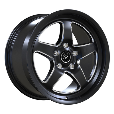 Audi A6 C8 2018-2023 20x8.5 Gloss Black Milled 1 Piece Forged Rims