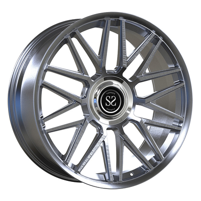 FORD RANGER 2024 21x10 1 Piece Forged Wheels Clear Brushed With Floating Caps