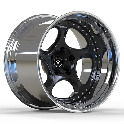 Porsche 997 5x130 Big Lip 5x130 19 Inch Wheels Polish 2 PC Forged Staggered