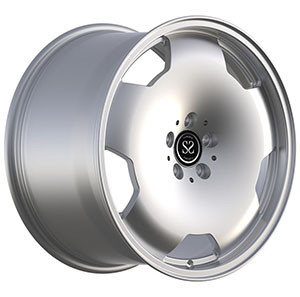 Silver 19x9.0 And 19x11 1-PC Rims For Benz GTS