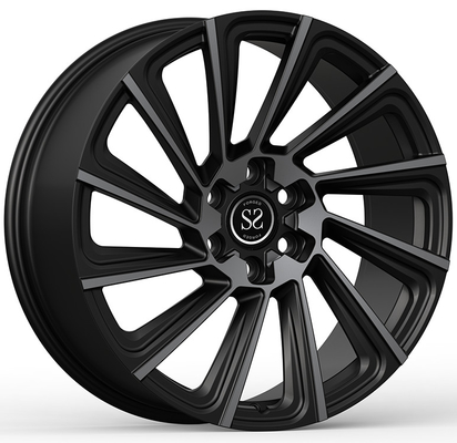 20x9.0/ET32/21/5x112/66.6 Twins Style Forged Rims Gloss Black For Audi Allroad C7