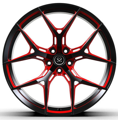 Custom Gloss Black Forged Monoblock Rims Alfa Romeo Giulia 20x9.5 20x11 ...
