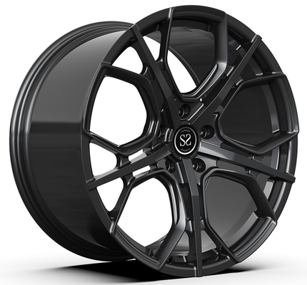 21x9.0 And 21x10 Satin Black Satin Black Forged Rims For Benz CLS
