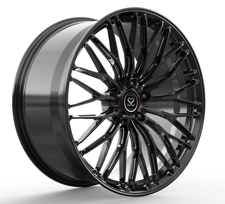 21x9.5 and 21x10.5 Gloss Black 1 Piece Forged Wheels for 2019 BMW X5
