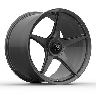 20x10 and 20x11.5 Satin Black Center Lock Forged Rims for 2020 Ferrari 812