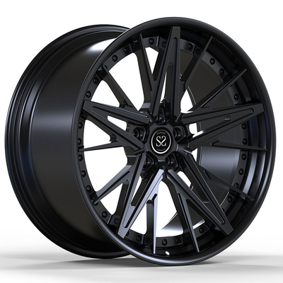 BMW 850i Coupe Custom Forged 2-PC Rims 21x9.5 and 21x10.5
