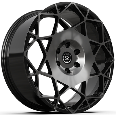 24x10 Black Polished 6-139.7 Forged 1-PC Rims for 2021 Cadillac Escalade