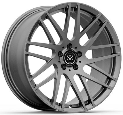 Light Grey 1-PC Forged Wheels Brabus Style 22x9.5 and 22x11.5 for AMG GT43