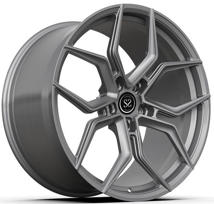 21x9.5ET46/21x11ET58 5x130/71.6 Grey Custom 1-PC Forged Rims for PORSCHE CAYENNE