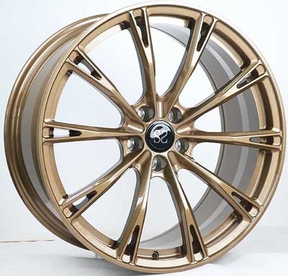 20x9.0/ET32/21/5x112/66.6 Gloss Bronze Custom 1-PC Rims for Audi allroad C7