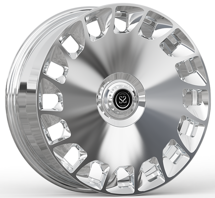 20x9.0 Brushed Face and Polished Windows 1-PC Forged Rims for LAND ROVER RANGE ROVER