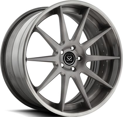 20x10.5 20x12 2PC Forged Rims Gloss Barrel Black Disc For Nissan GT-R
