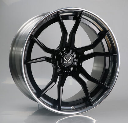 Audi R8 Gloss Disc and Polished Lip 20x8.0 and 20x11 Custom 2-PC Rims