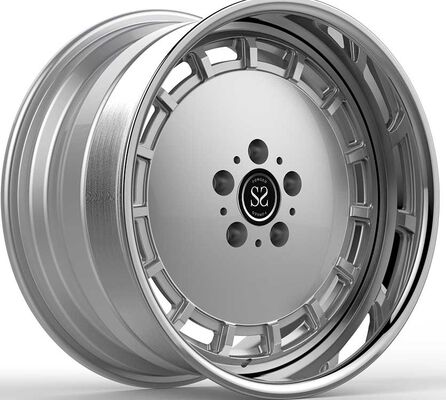 19x8.5ET38/19x9.5ET56/5x112/66.6 3-PC Polished+Bronze Rims For2019 Mercedes-Benz C-Class AMG C 63 S Br205