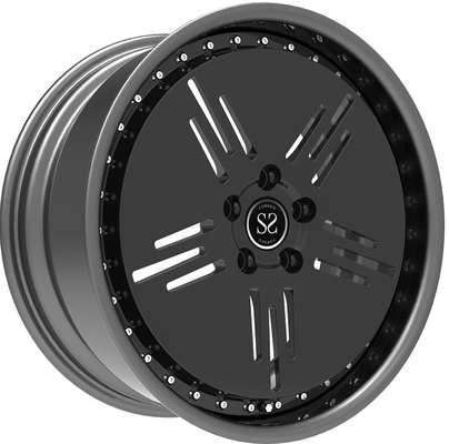 forged 2-piece car deep dish forged aluminum alloy wheel 5x130 For Benz G63