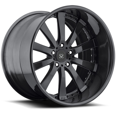 Gloss Black Customized Alloy Rims 22 For Land Rover  2-Piece Forged rims 5x120 5x108
