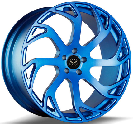 Custom Blue 20 Forged Wheels Made of 6061-T6 Aluminum Alloy  For Ford 5x108