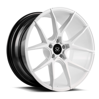 21 Inch Hyper Silver 1- PC Forged Car Alloy Rims For Porsche 911 5x130 Monoblock