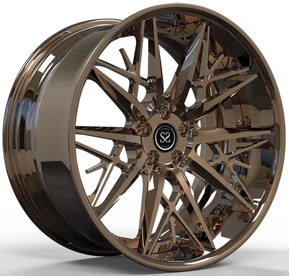 Sputtering Polish 20 X 12 2 Piece Forged Wheels For Audi RS6