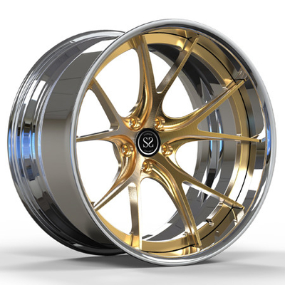 Super Concave 21 Inches Audi Rs6 Two Piece Forged Wheels 5x112