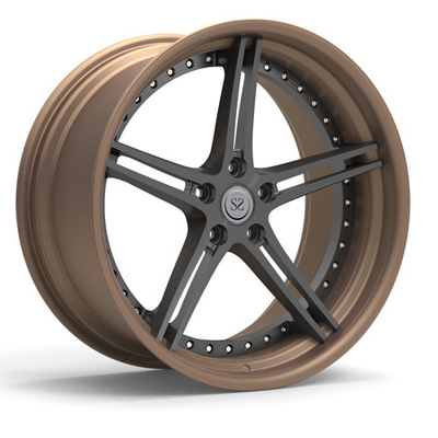 Barrel Bronzed Center Brushed Gun Metal Forged Wheel Polish For Mercedes Benz Eslass350cdi Year 2010