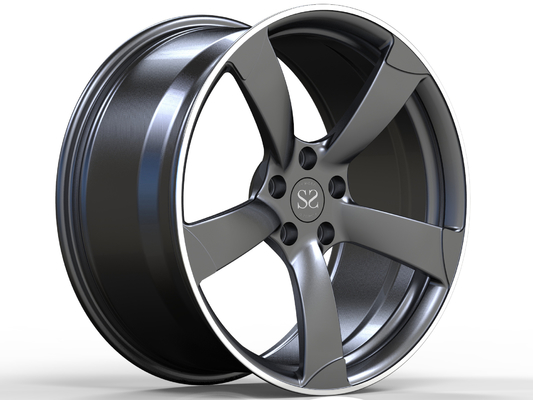 Gun Metal Audi S5 Aluminum Alloy 1 Piece Forged Wheels
