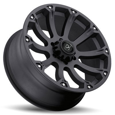 Custom 6 X 139.7 5 X 150 5 X 127 Forged Aluminum Wheels 19 20 22 24 Inches Matt Black