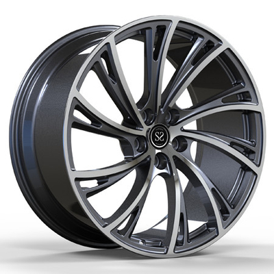 21x10 1 Piece Forged 5x120 Aluminum Alloy Gun Metal Machined Face Wheel For Range Rover Hse Car Rims