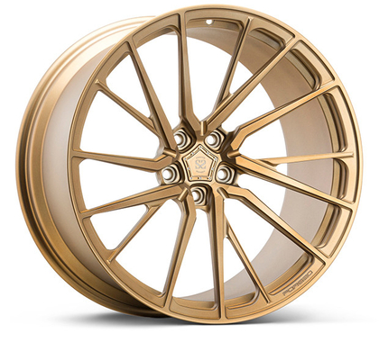 Deep Dish Staggered Directional Spokes Forged Car Wheels 20 Inch 22 Inch