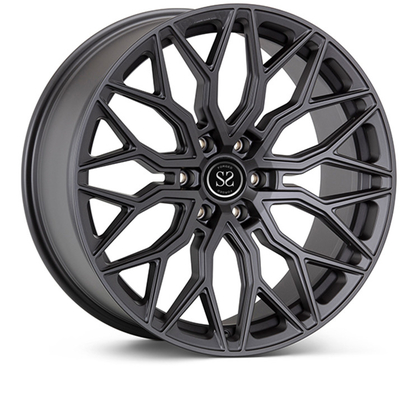 Gloss Black 1Piece Rims Forged Wheels Machined For Forged Mustang　