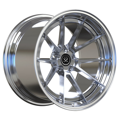 Toyota Supra Abflug Supra 5x114.3  Polish 2-PC Forged Alloy Rims Staggered 19 And 20 Inches