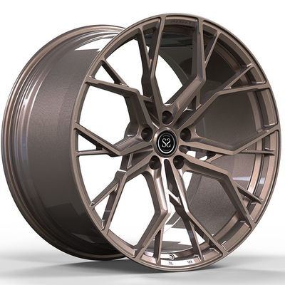 Matt Bronze 2 Piece Forged Wheels Staggered 19 Inches 5x112 Rim