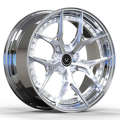 Polish 2 Piece Forged Rims Taggered 19 21 Inches 5x112 Fit To Audi RS5