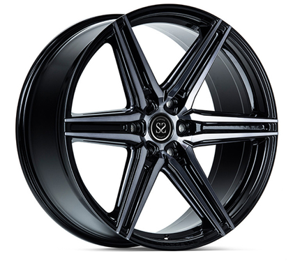 6 Spoke 1 Piece Forged Rims 5x112 2021 Inch For Audi R8 Satin Black Machined