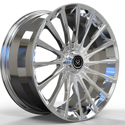 1 Piece Chrome Wheels Monoblock Forged for S63 20x8.5 20x9.5 Staggered Rims