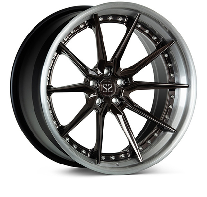 Forged Vossen EVO2 3 PC Rims 24inch For RS5 Luxury Car Black Polished Wheels